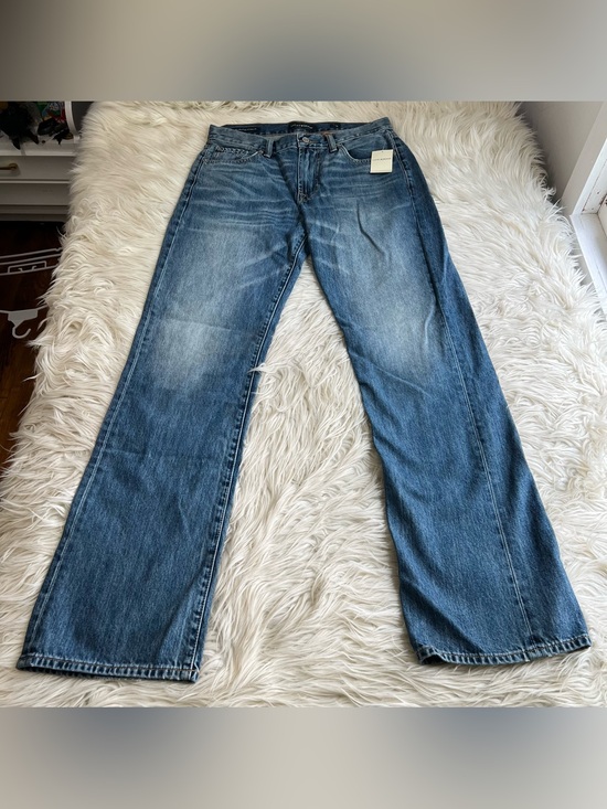 Lucky Brand Other - Lucky Brand 181 Relaxed Jeans Mens 31x34 Blue Medium Wash Stretch Denim Straight